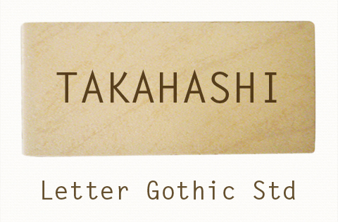 25.Letter Gothic Std